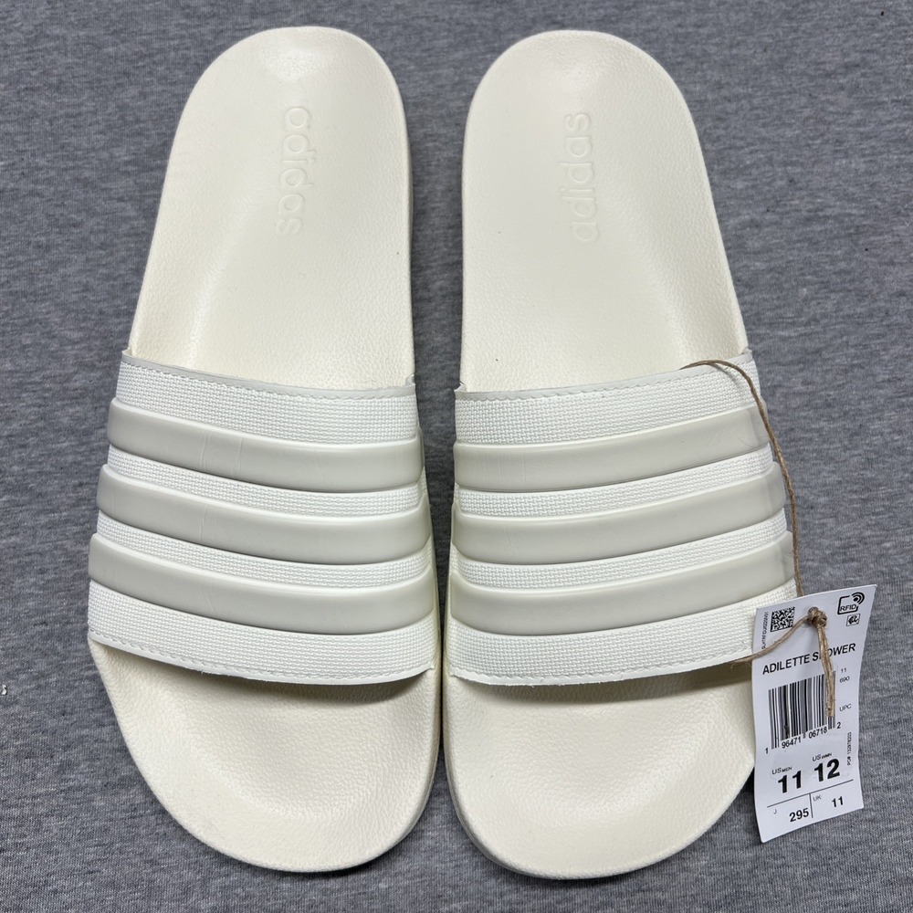 Adidas Adilette Shower Unisex Slip On Slide Sandal Shoe  Men's 11 Women's 12